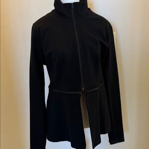 CAbi Black Zip-Up Jacket